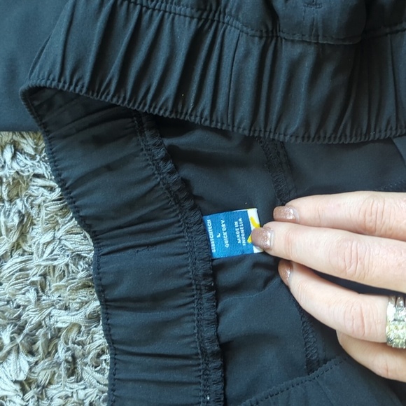 All In Motion Black Stretch Quick Dry Capri Jogger Track Pant Womens Size Large - Picture 2 of 10